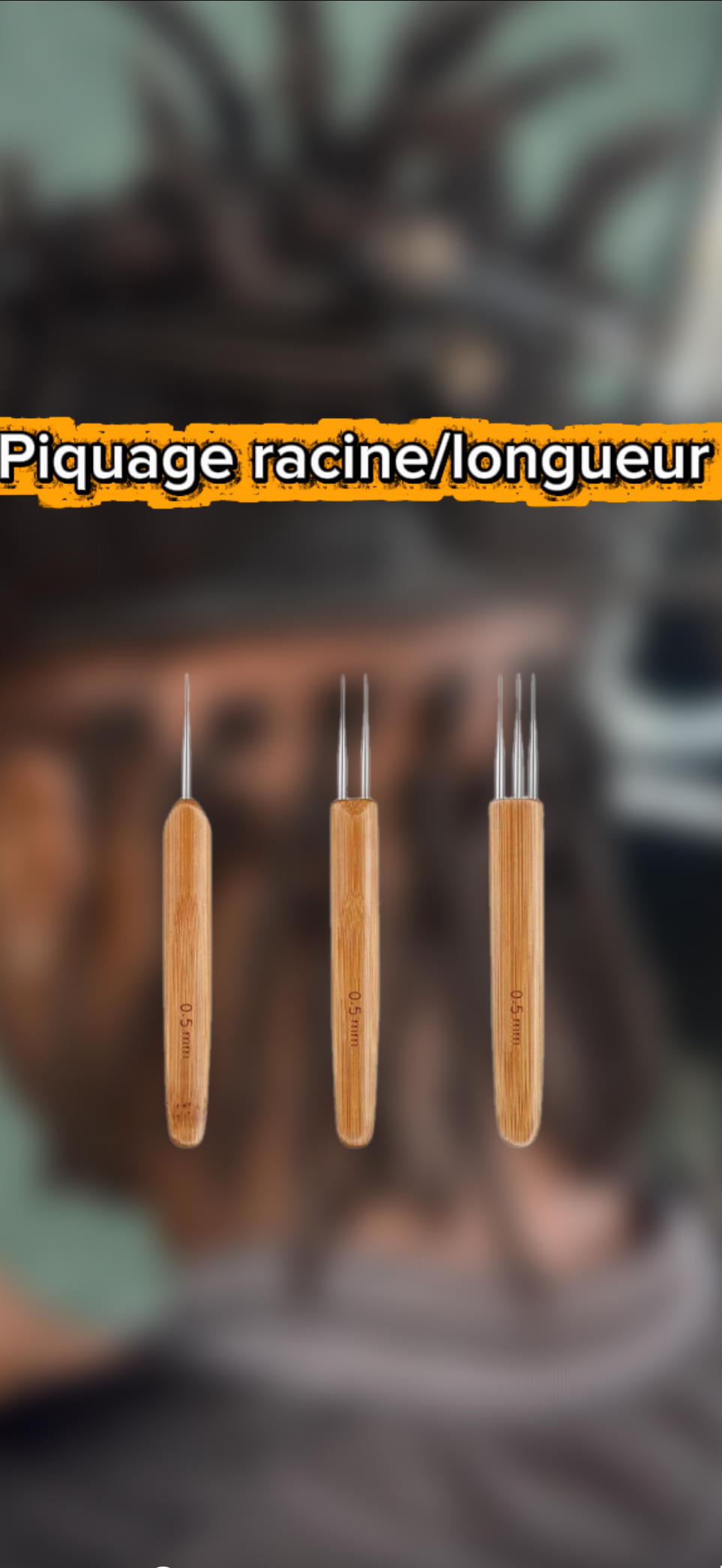 Piquage Racine/Longueur (acompte 50€, prix final sur devis via Instagram)