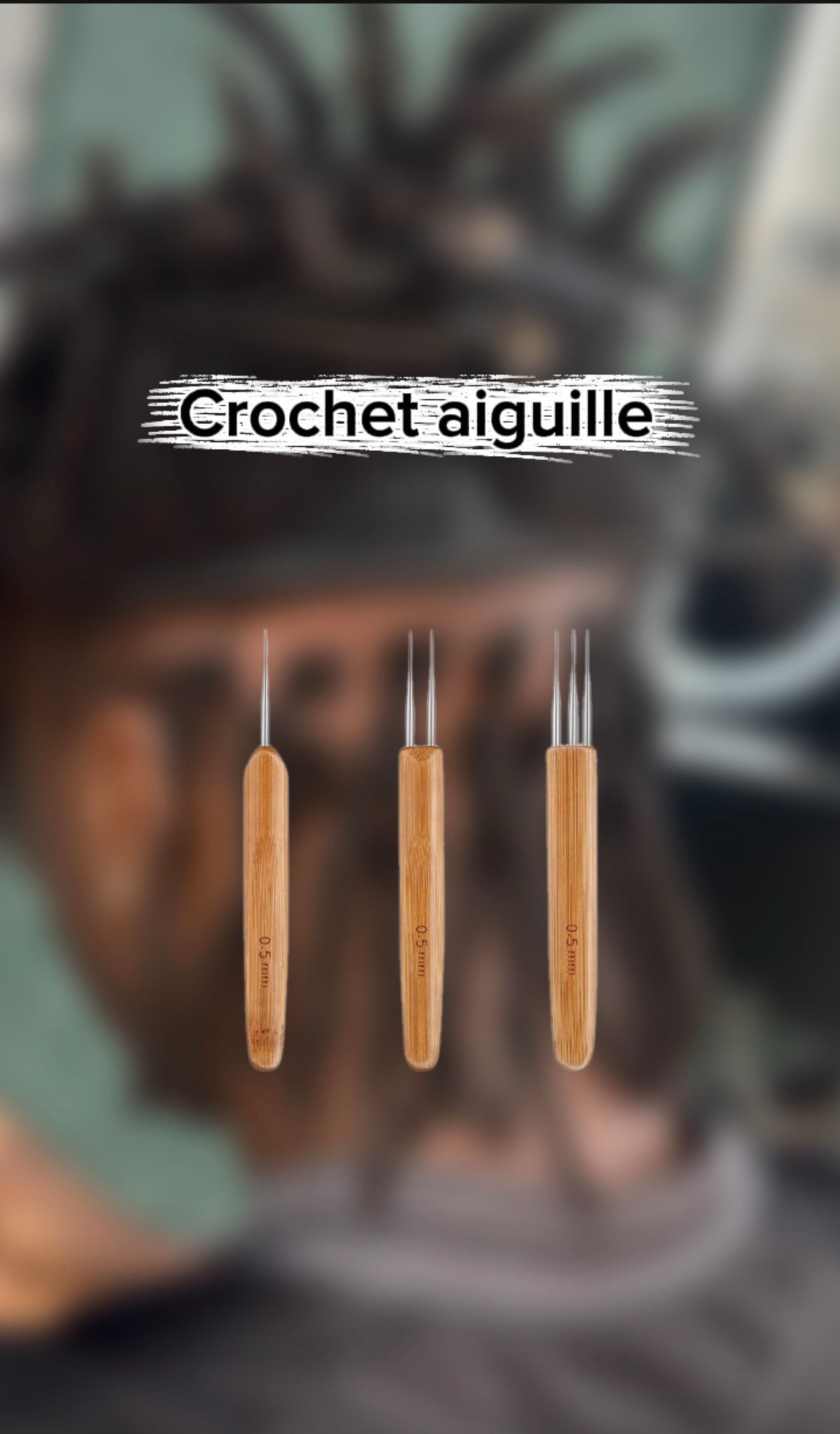 Crochet aiguille LONGUEUR UNIQUEMENT(acompte 50€, prix final sur devis via Instagram)